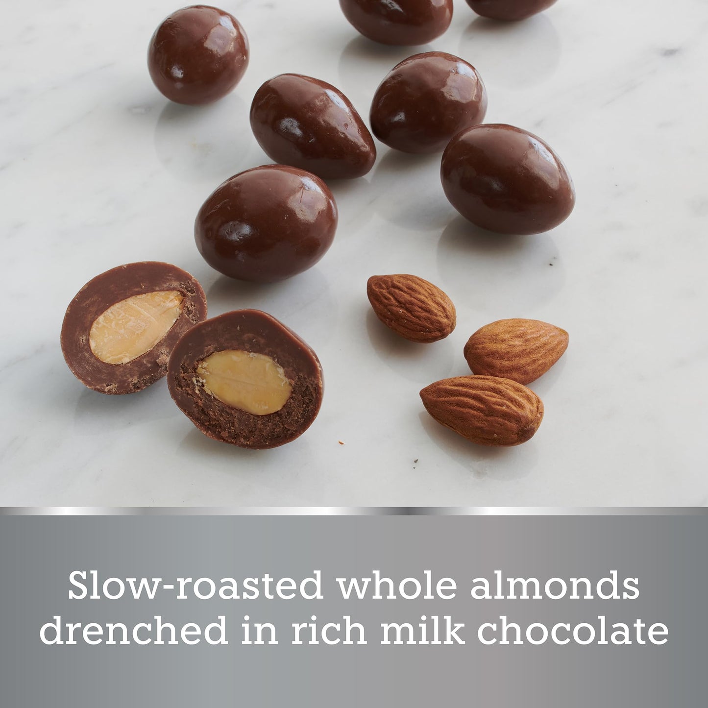 Worlds Finest Chocolate - Milk Chocolate Continental Almonds - 2 lb