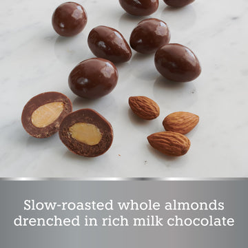Worlds Finest Chocolate - Milk Chocolate Continental Almonds - 2 lb