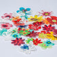 Edible Flowers Edible Leaves &White Edible Butterflies Wafer Paper Cake Cupcake Toppers For Decorating Rice Paper Flower Food De