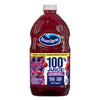 Ocean Spray 100% Juice Cranberry Grape Blend, 64 Fl Oz Bottle, Pack of 8, Cranberry Concord Grape
