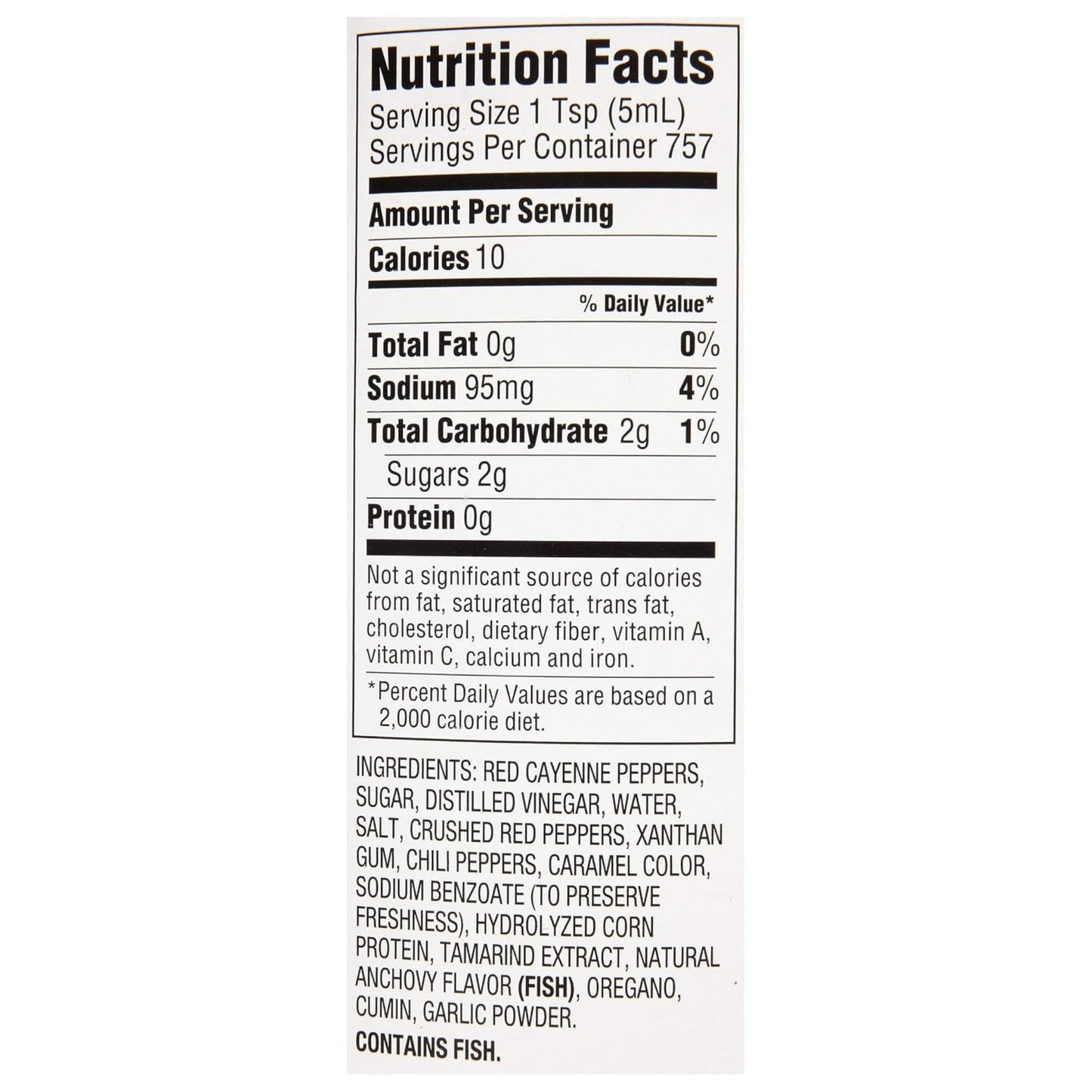Tiger Sauce Original Hot Sauce, 1 Gallon Jug (Pack of 1)