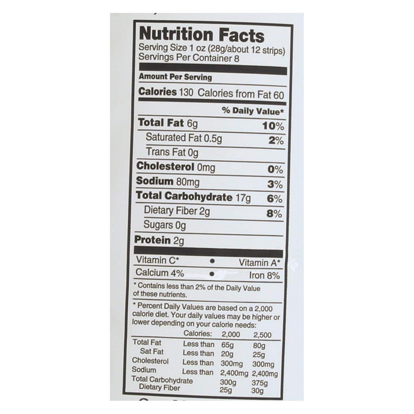 Green Mountain Gringo Organic Blue Tortilla Strips - 8 Ounce (Pack of 12)