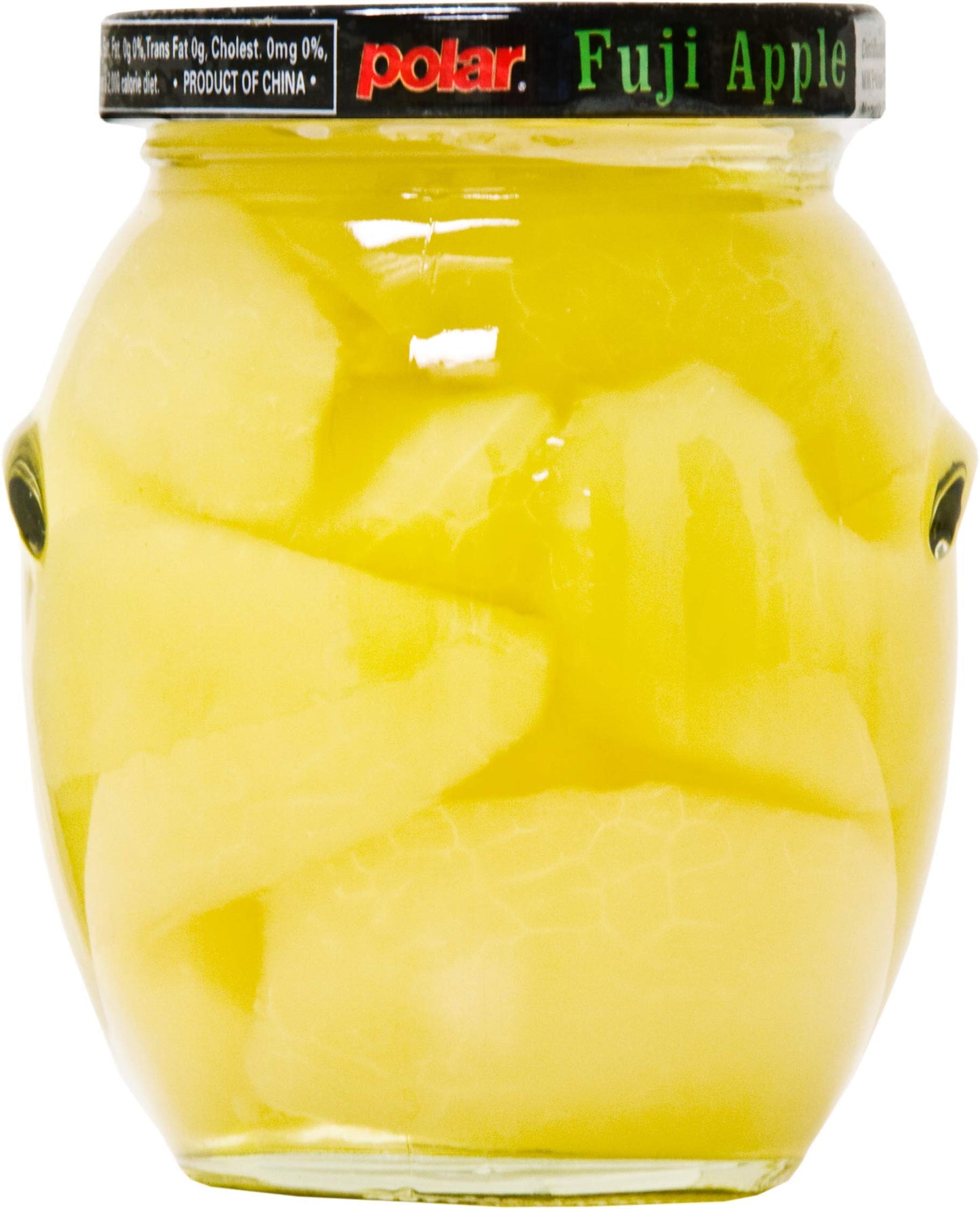 Mw Polar Fuji Apple In Light Syrup, Glass Jar 10Oz (Pack Of 12)
