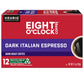 Eight O Clock Coffee Dark Italian Roast Keurig Single-Serve K-Cup Pods, Dark Roast Coffee, 72 Count