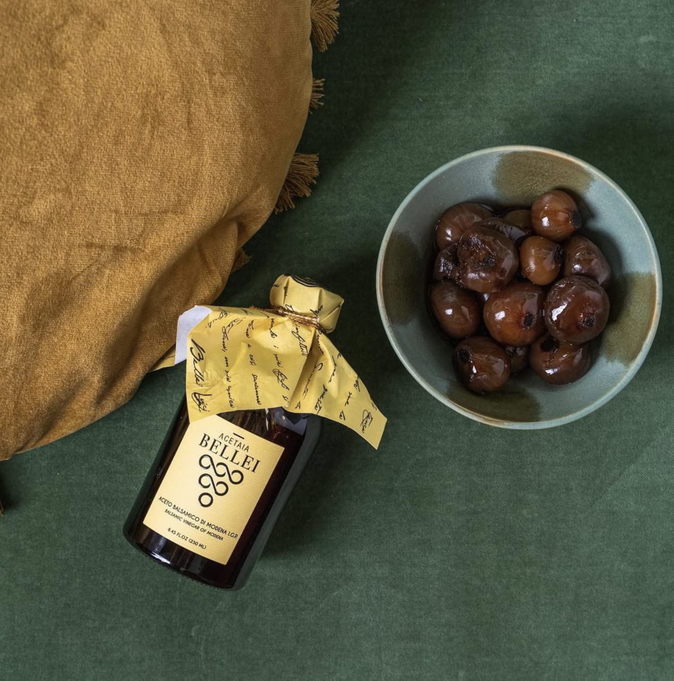 Bellei - Balsamic Vinegar of MODENA IGP Precious Yellow    - Rich and Enveloping, Density 1.24 Gluten-Free - 250 ml / 8.45 fl oz