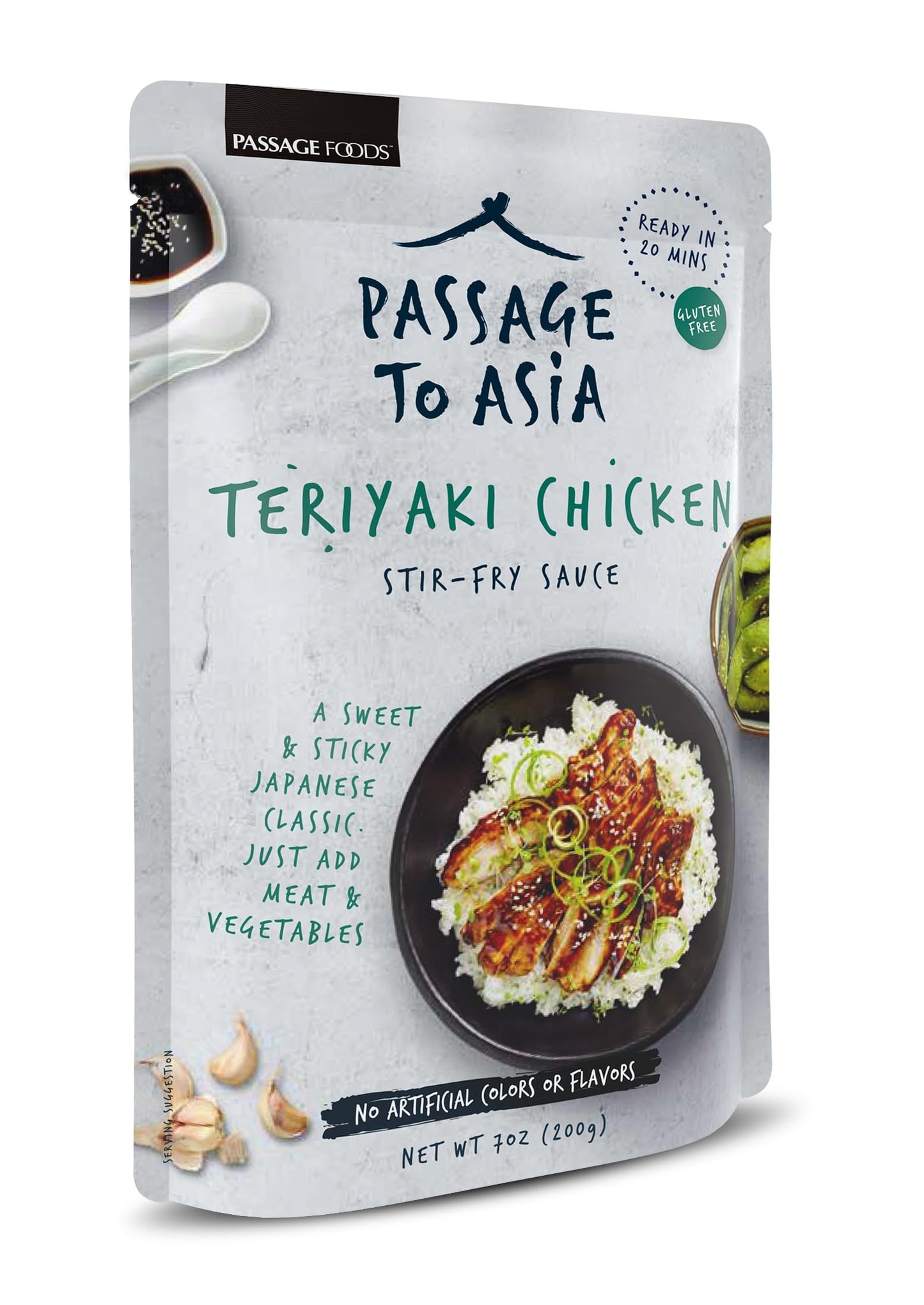Passage To Asia Stir Fry Sauce - Japanese Teriyaki Sauce - Authentic Restaurant Quality - Prepared Meals Under 20 Minutes - Glut