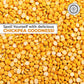 Pride Of India - Indian Split Yellow Chickpea Lentils - Protein & Fiber Rich Chana Dal, 3.0 Pound Jar