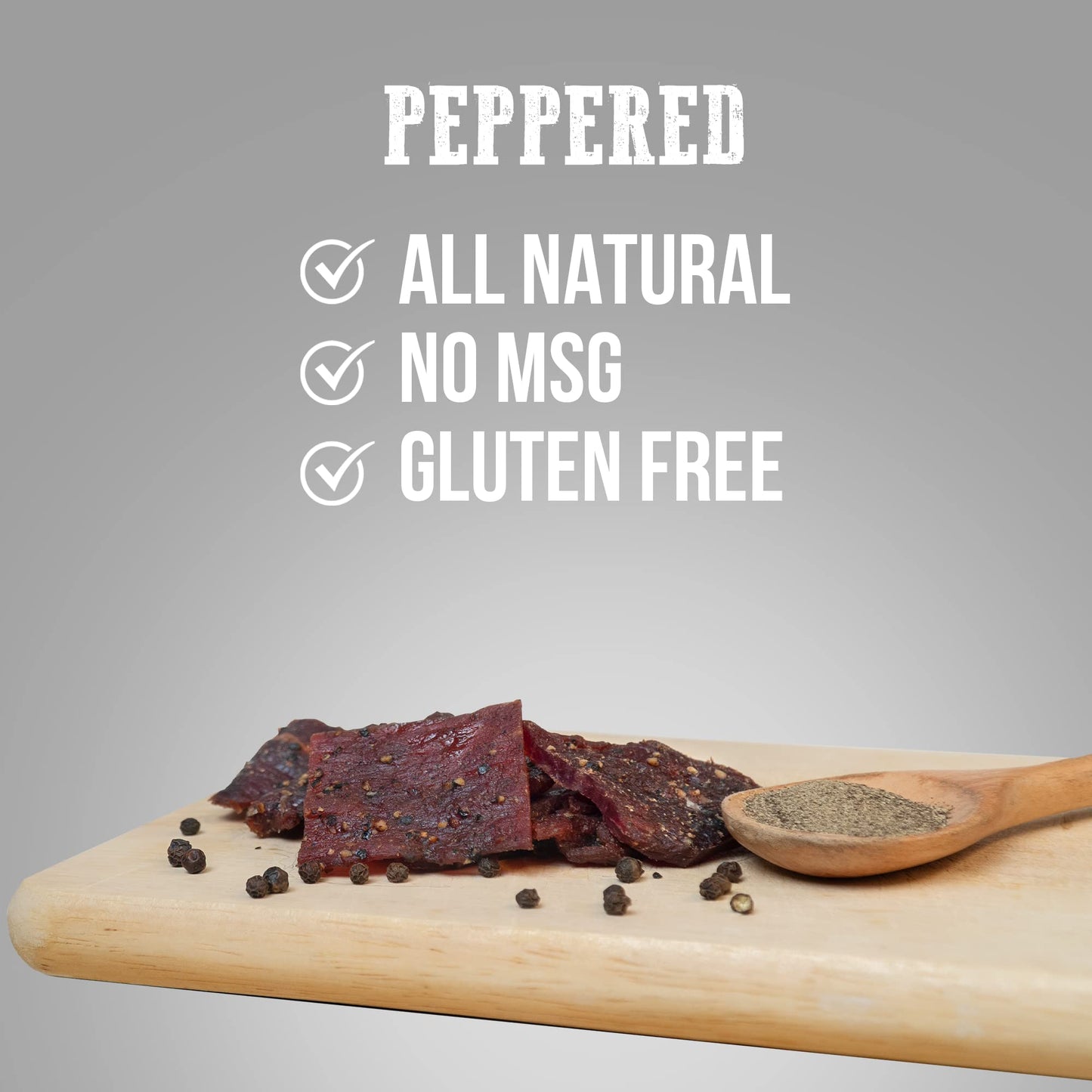 Wenzels Farm Peppered Beef Jerky 10 Oz. | Value Pack | Naturally Smoked | No Msg, Fillers, Binders, Artificial Colors | Gluten Free