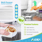 Aidea Microfiber Cleaning Cloths White-24Pk, Absorbent Cleaning Rags, Lint-Free, Scratch-Free, Streak-Free Wash Cloths, Microfib