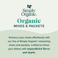 Simply Organic Mushroom Sauce Mix, Certified Organic, Vegetarian, Gluten-Free | 0.85 oz | Pack of 12