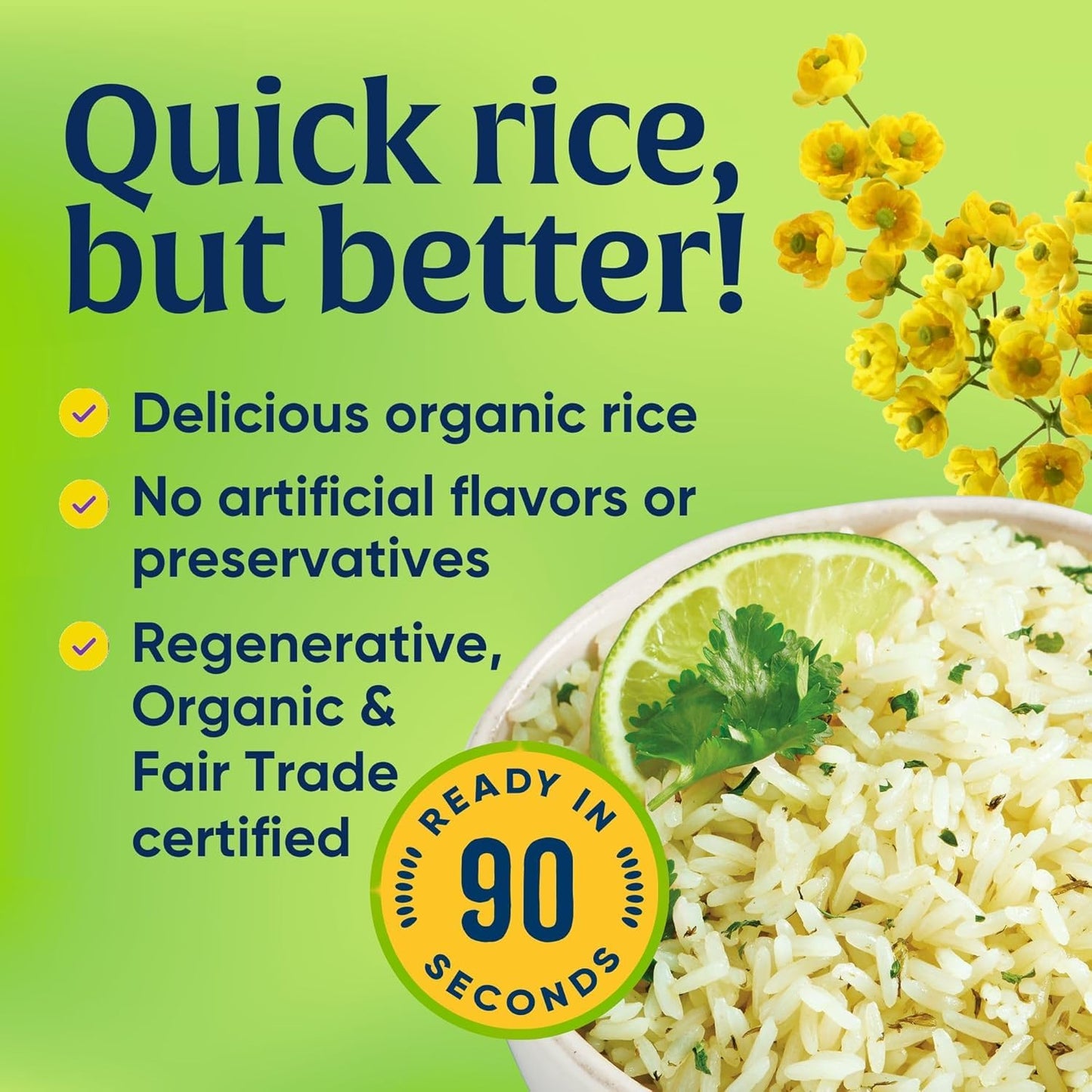 Lundberg Cilantro Lime Rice 5.5 Oz (Pack of 4)