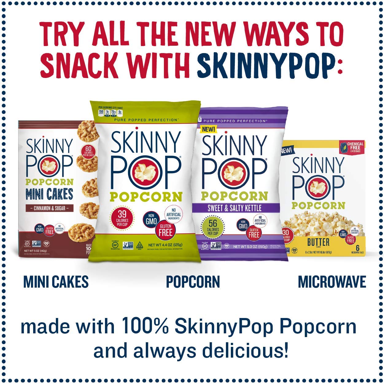 Skinnypop Microwave(Pack Of 3)