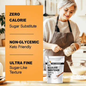 Its Just - Allulose, Sugar Substitute, Keto Friendly Sweetener, Non-Glycemic, Non-GMO (4.5lb)