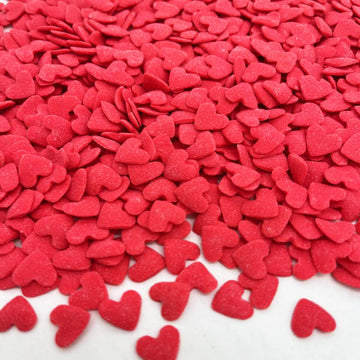 Valentine'S Day Red Hearts Sprinkles Cupcake Cake Decoration Cake Cookie Icecream Donut 3.4Oz