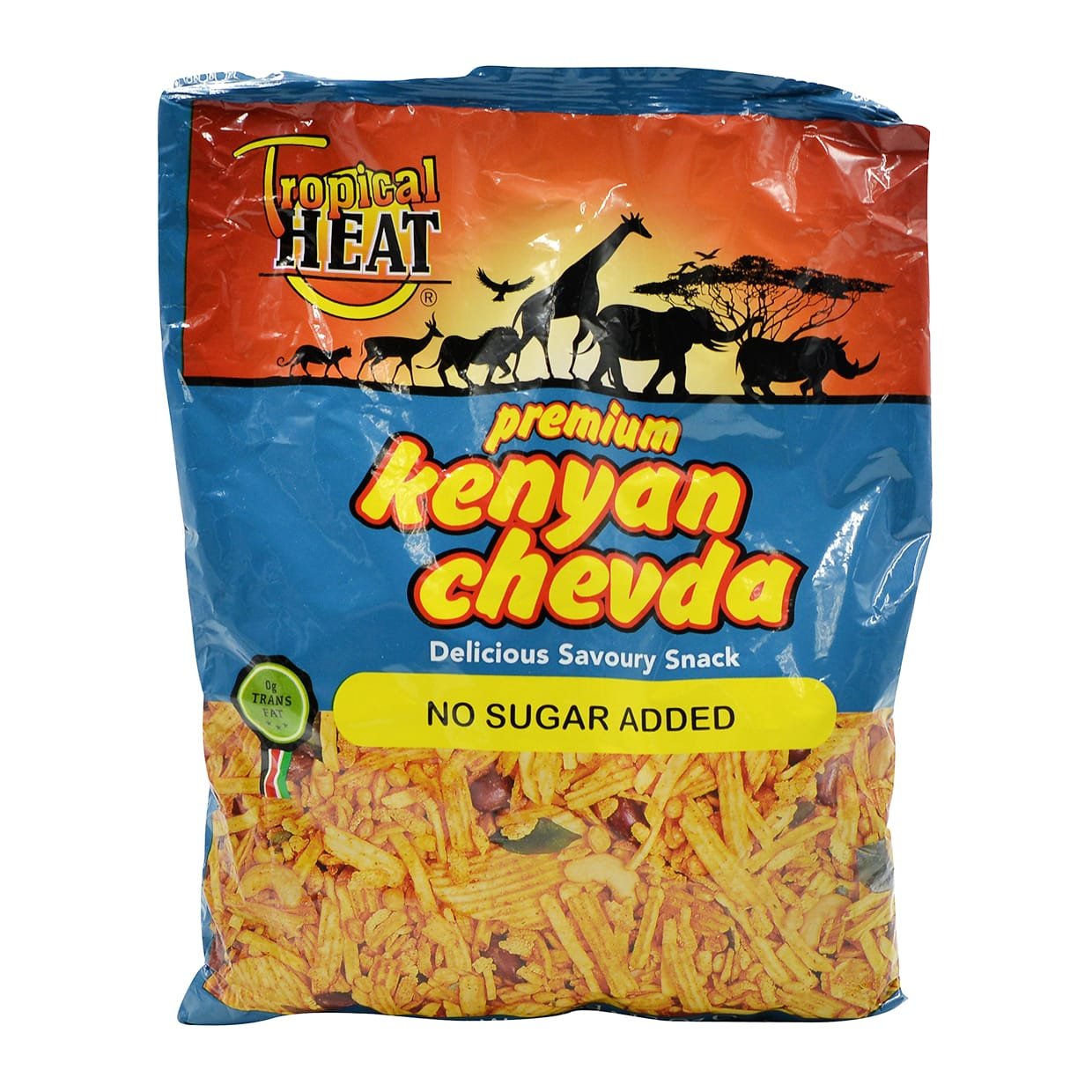 Tropical Heat Premium Kenya Chevda, No Sugar Added, 11.99 Ounce Pack