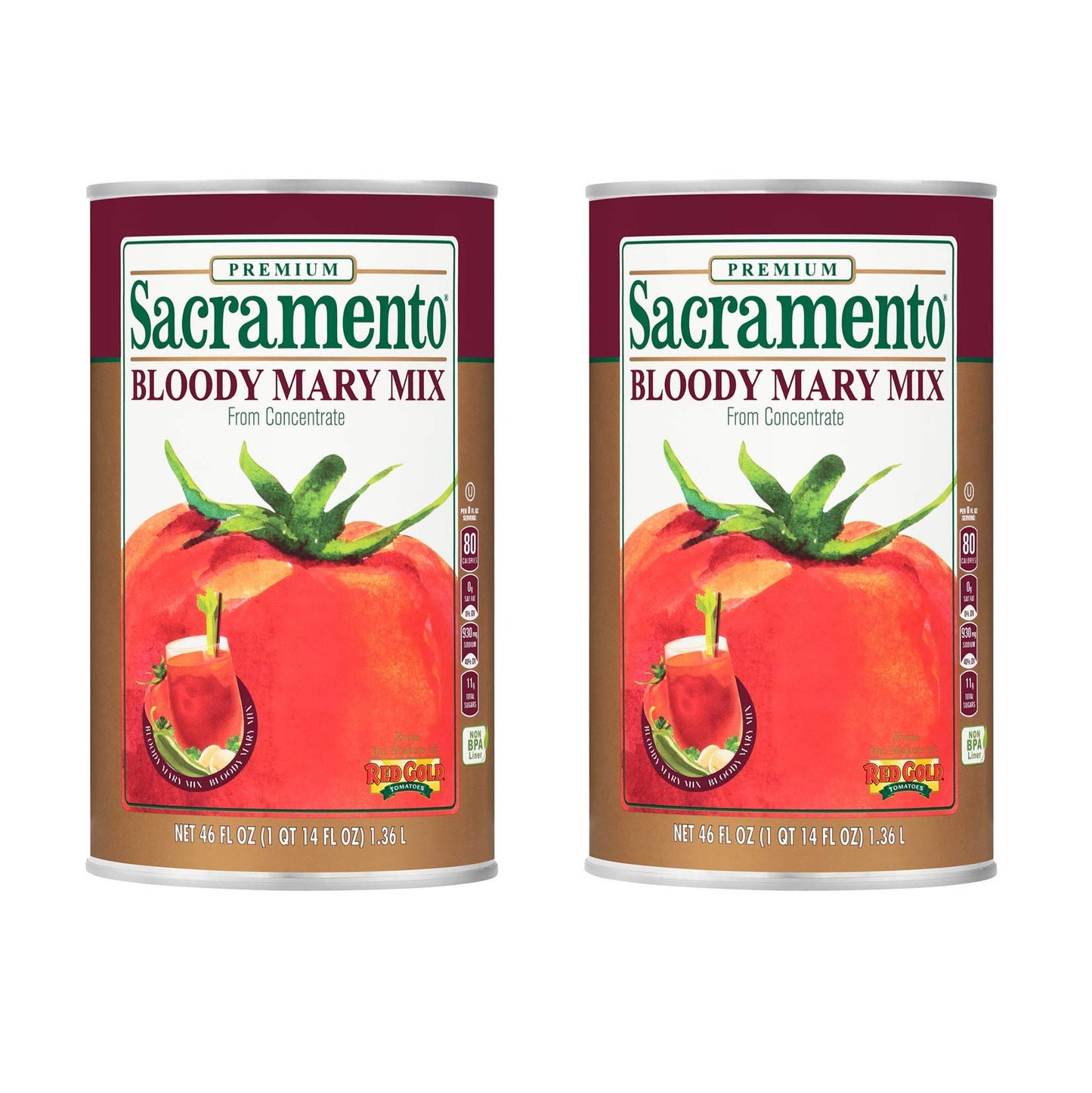 Sacramento Bloody Mary Mix  46Oz Can (Pack Of 2)