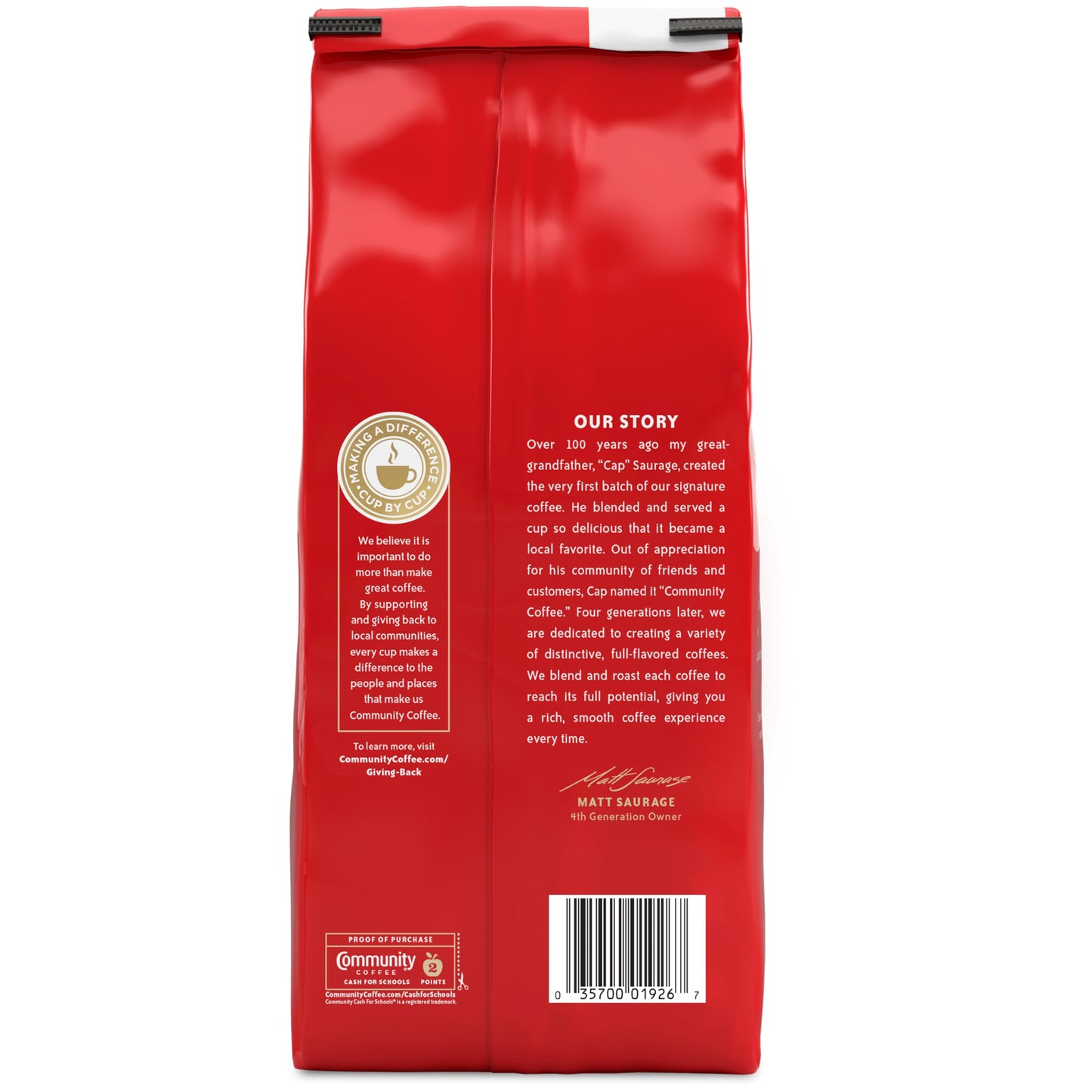 Community Coffee Cafe Special Decaf Ground Coffee, Medium-Dark Roast, 20 Ounce Pack