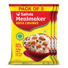 Saffola Mealmaker Soya Chunks With Supersoft Technology, Tender & Juicy, Pouch 3 X 400Gm