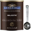 Ghirardelli Majestic Premium Cocoa Powder, 32 Ounce Can with Ghirardelli Stamped Barista Spoon