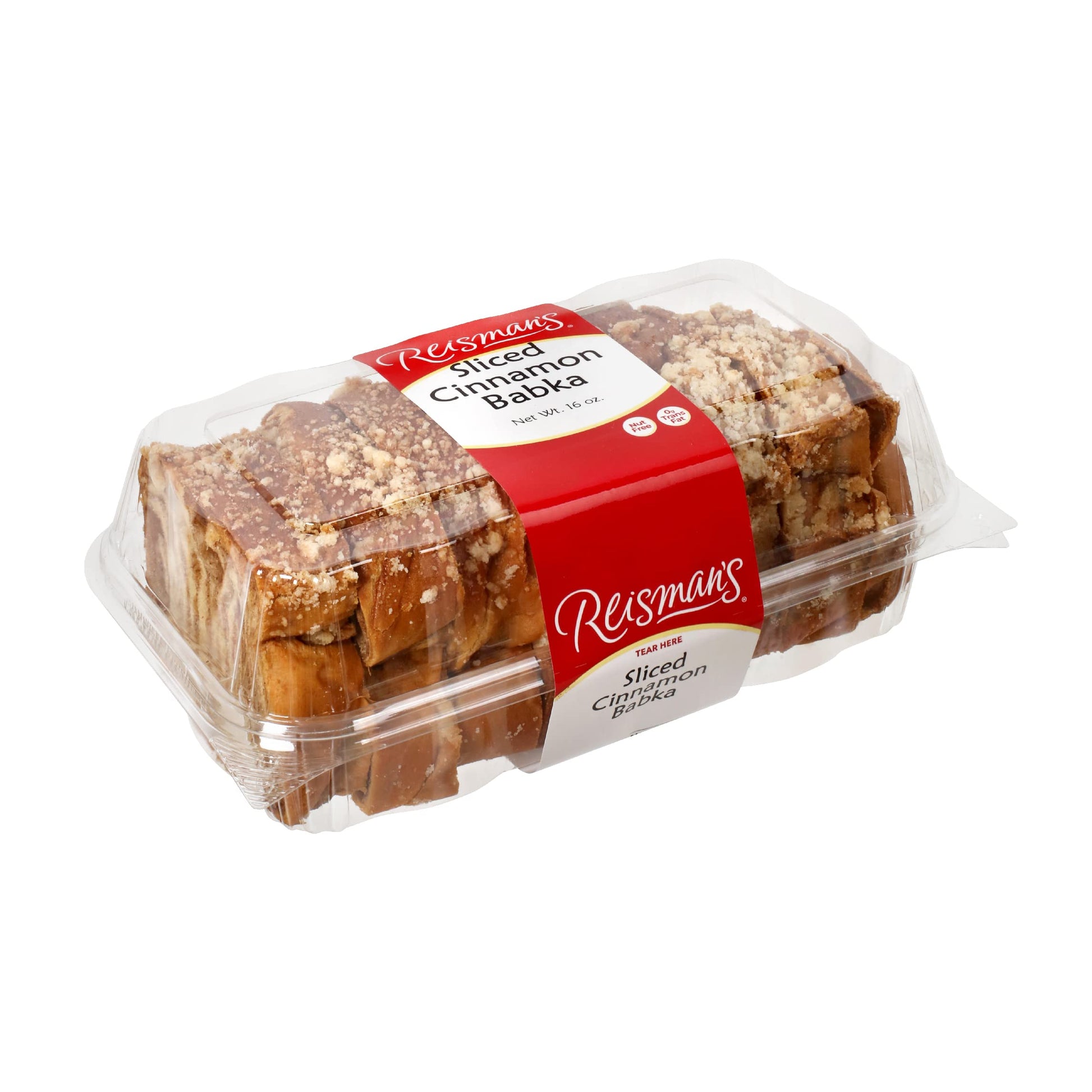 Reisman'S Bakery Cinnamon Babka Cake, Fresh Dessert, Nut-Free And Dairy-Free Cinnamon Cake, Ou Kosher-Certified Babka Bread, 1 L