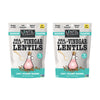 Lentil Telepathy Sea Salt & Vinegar Toasted Lentil Snack - Healthy Low Calorie Snacks, 100% Plant-Based High Protein, Gluten Fre