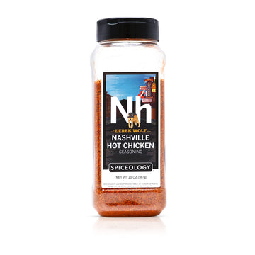 Spiceology & Derek Wolf - Nashville Hot Chicken Seasoning - Spicy American Barbeque Rubs, Seasonings and Spice Blends - Use On: 