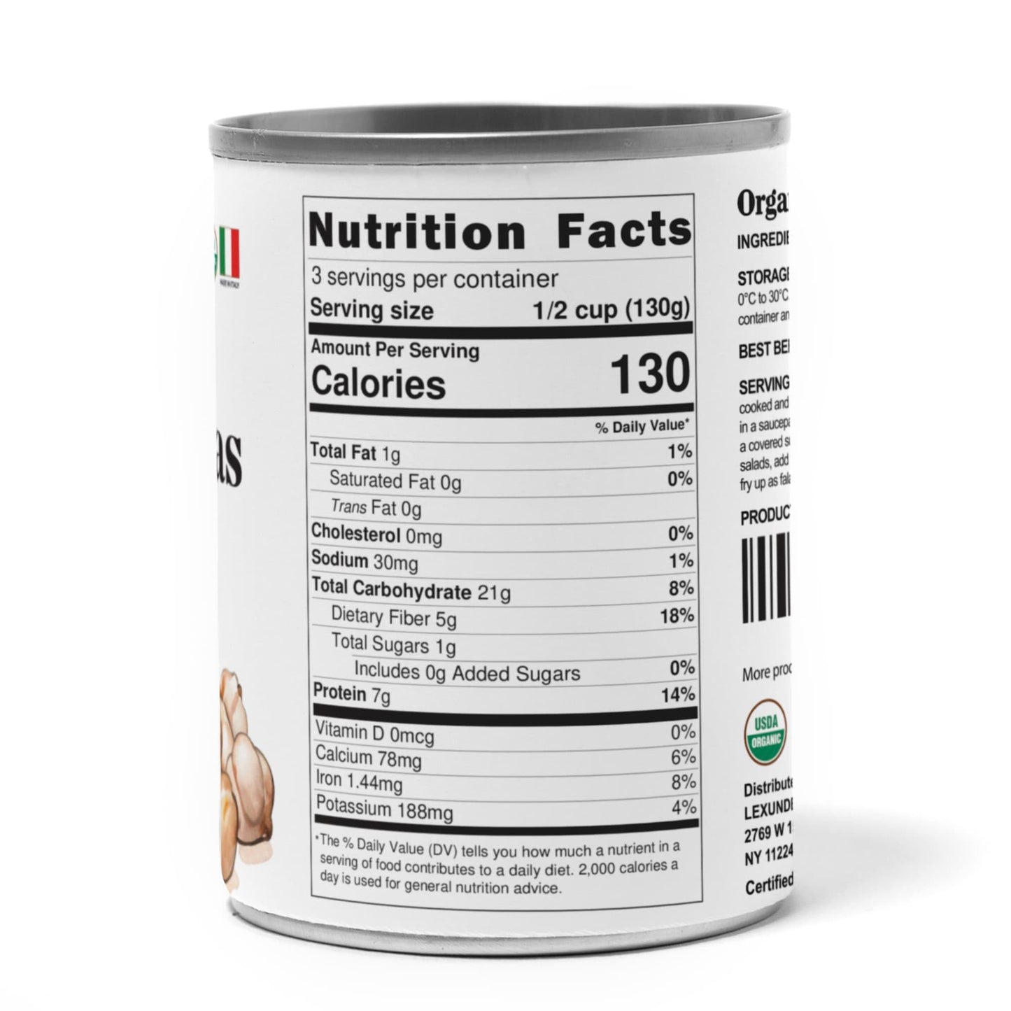 Food To Live Organic Canned Chickpeas, 14 Oz (Pack Of 4) - Unsalted Non-Gmo Garbanzo Beans. Vegan. Good Source Of Fiber And Prot