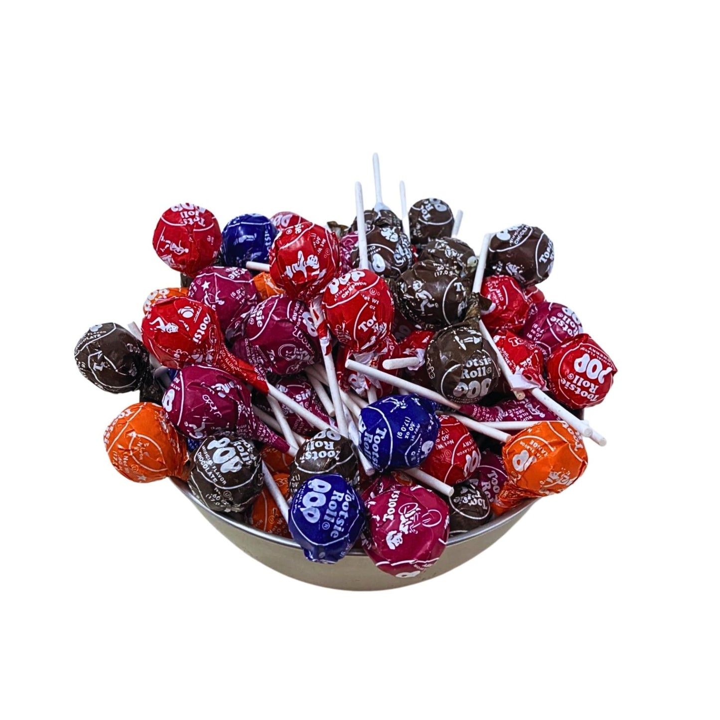 Assorted Fruit Flavored Tootsie Pops 6.5-Lbs- Five Classic Flavors Bulk Pack Of America'S Favorite Lollipops - Individually Wrap