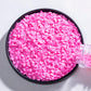NIPEOR Red Heart Shapes Sprinkles for Wedding Cake Decorating - 3.53 oz - Pink