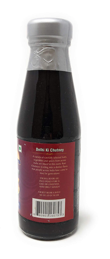 Rani Delhi Ki Chutney (Sweet, Sour & Spicy Dipping Sauce) 7Oz (200G) Glass Jar, Ready To Eat, Vegan ~ Gluten Free | Non-Gmo | No