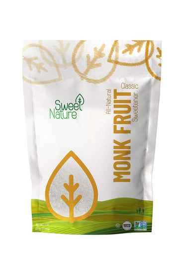 Health Garden Monk Fruit Sweetener, Classic - Non Gmo - Gluten Free - Sugar Substitute - Kosher - Keto Friendly (3 Lbs)