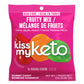 Kiss My Keto Gummies Candy-Low Carb Candy Fruity Mix, Keto Snack Pack-Healthy Candygummys-Vegancandy, Keto Gummycandy-Ketocandy