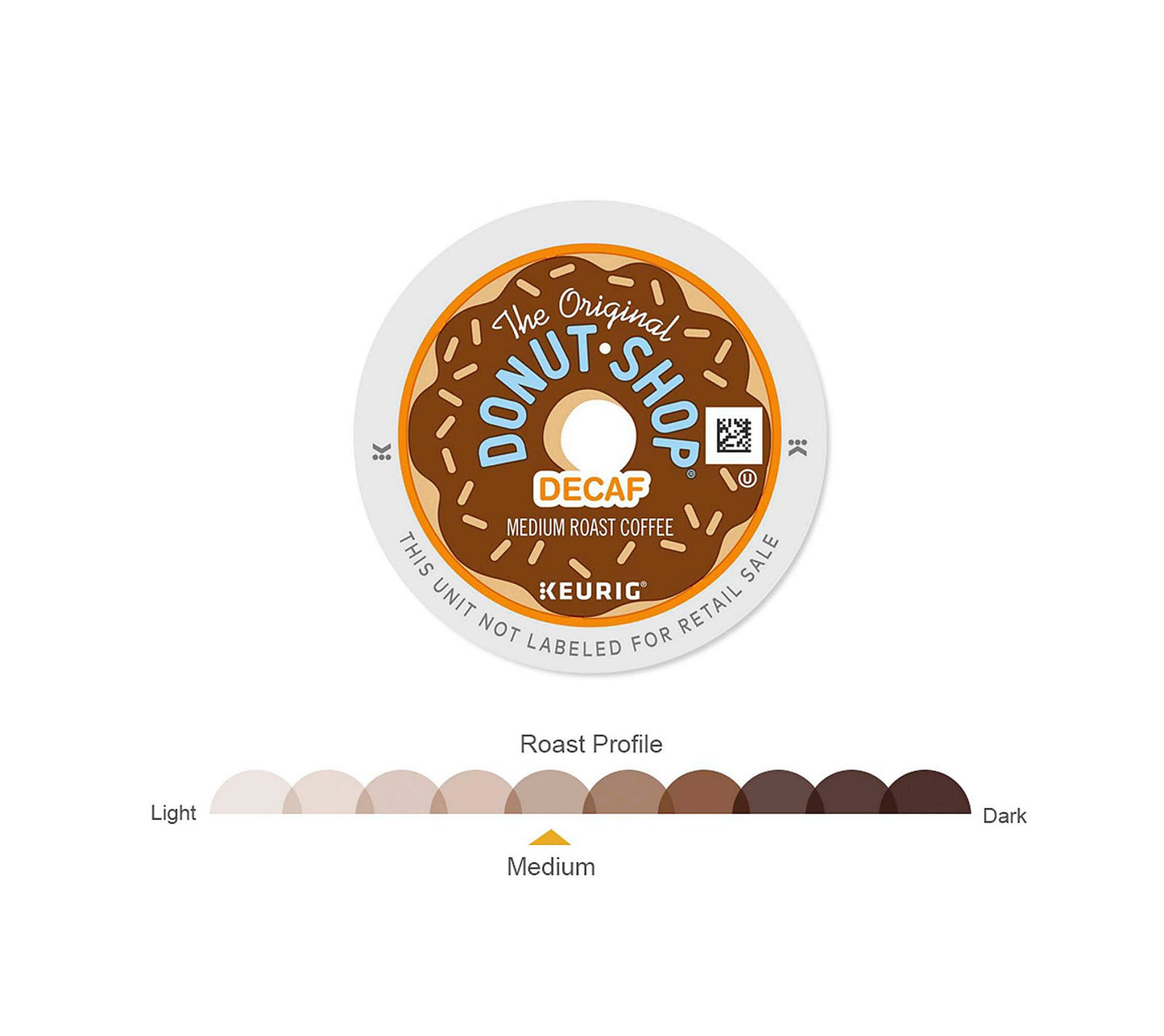Keurig The Original Donut Shop Decaf Coffee K-Cups, 48 Count, Model SYNCHKG059231
