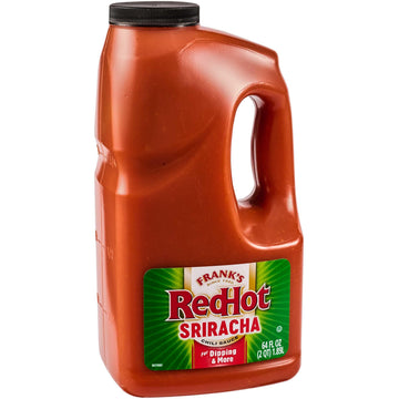 Franks RedHot Sriracha Chili Sauce  0.5 gal - One 0.5 Gallon Jug of Sriracha Chili Hot Sauce  Perfect on Wings  Pizza  Ribs  Burgers and More