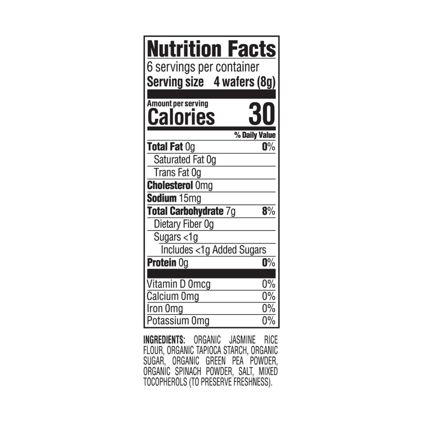 Happy Baby, Baby Food Teether Pea Spinach Organic 0.14 Ounce (Pack Of 12)