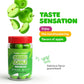 Gumballs In Jar - 1 Inch Large Gumballs - Apple Bubble Gum Green Gumballs - Kids Chewing Gum - Gumballs For Kids 9 Oz
