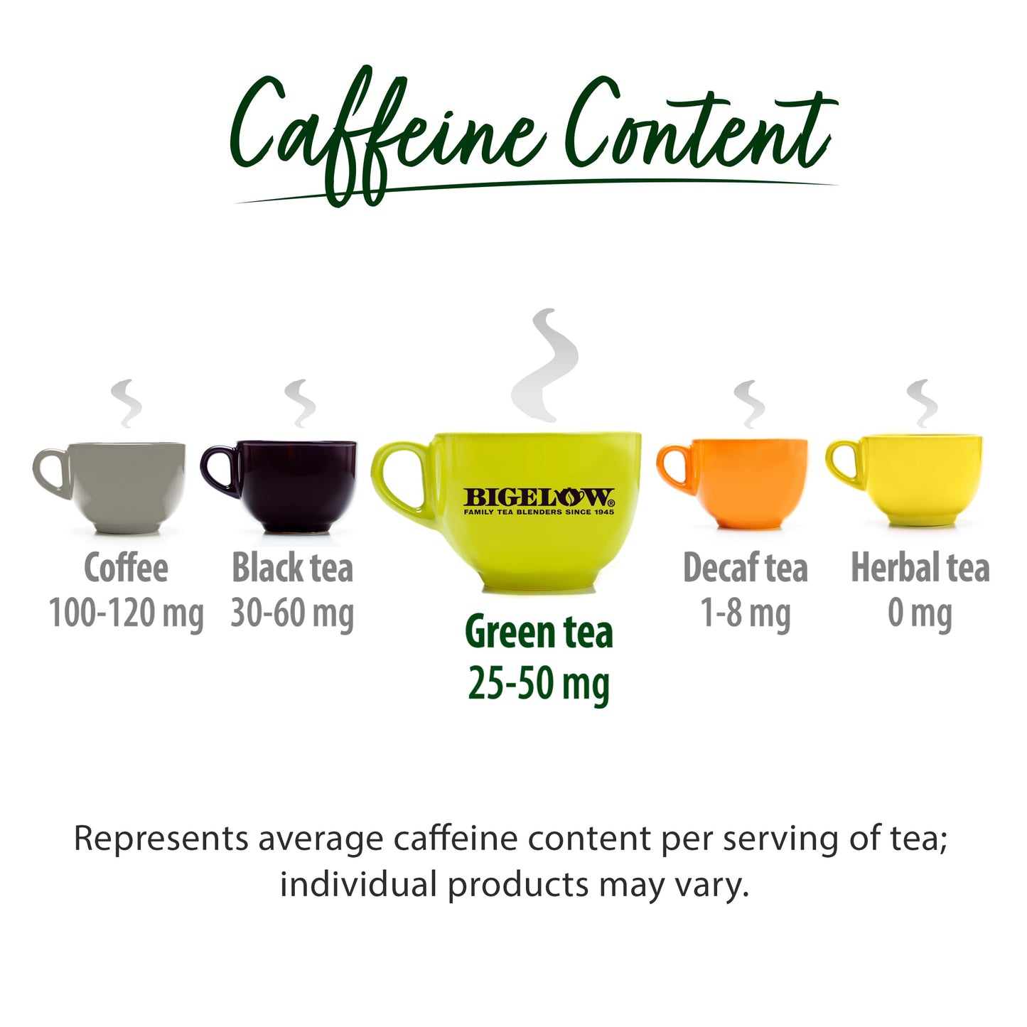 Steep Organic Pure Green Tea, Caffeinated, 20 Count (Pack Of 6), 120 Tea Bags Total