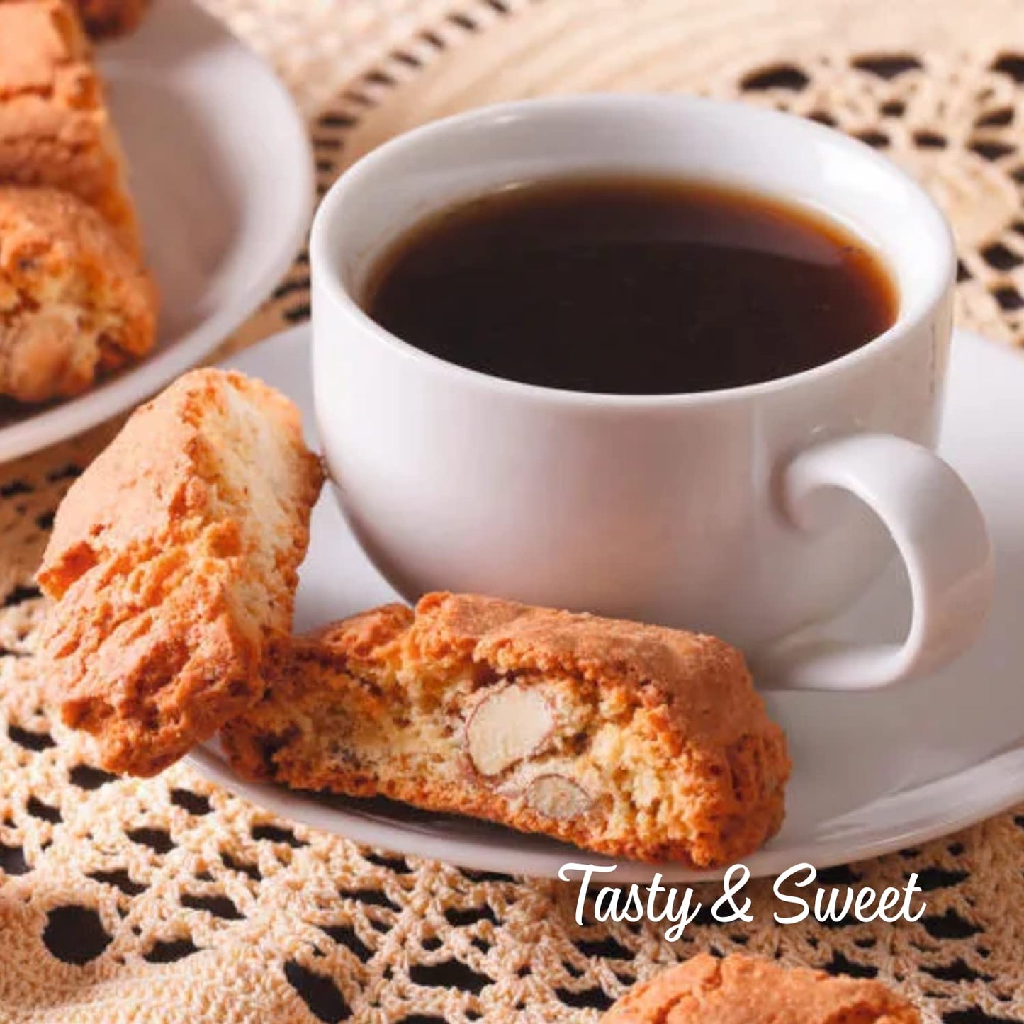 Pasticceria Matilde Vicenzi Cantuccini Biscotti, 7.8 Ounce Bag, Italian Almond Cookies