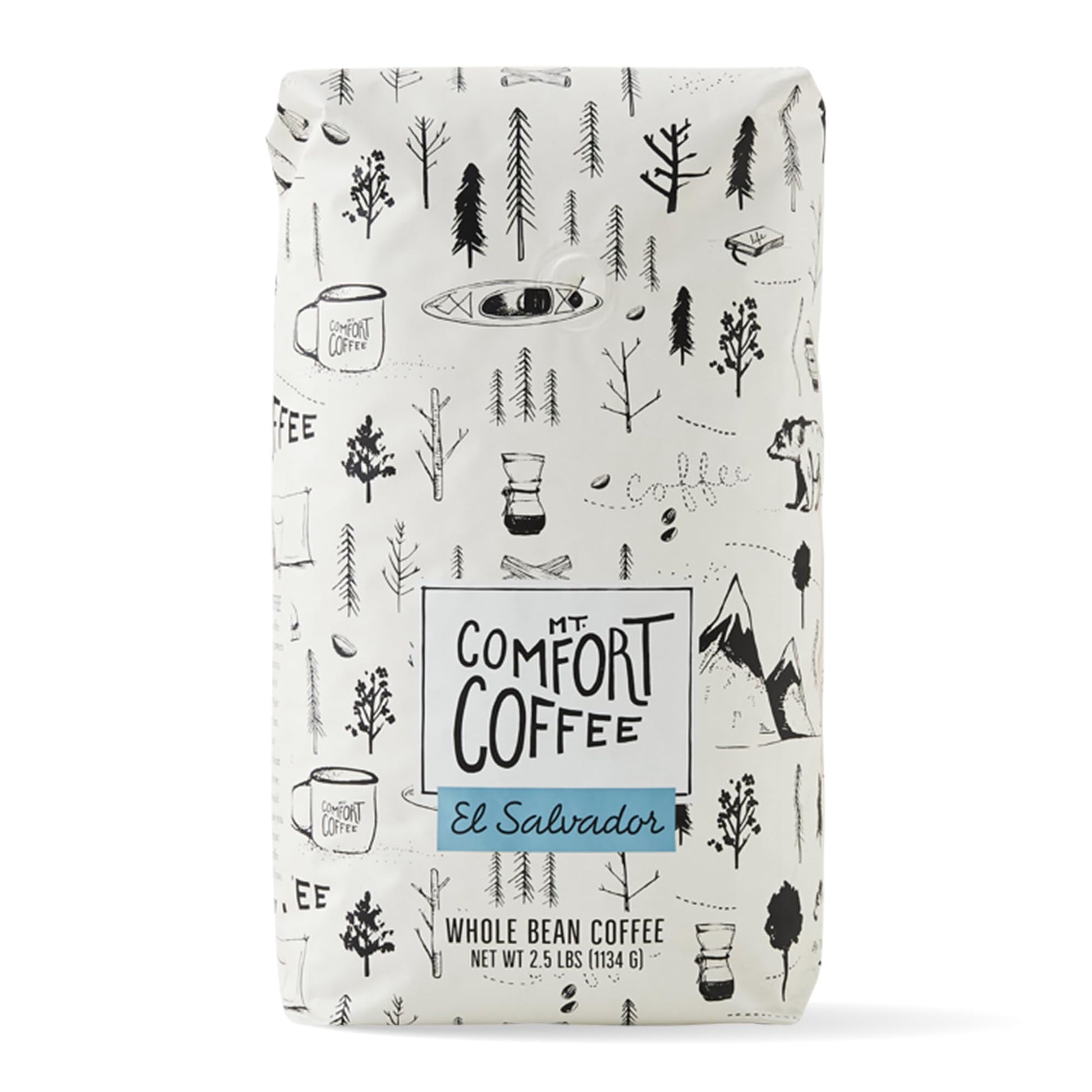 Mt. Comfort Coffee El Salvador Medium Roast, 2.5Lb - Flavor Notes Of Honey, Tangerine, & Chocolate - Sourced From Local, El Salv