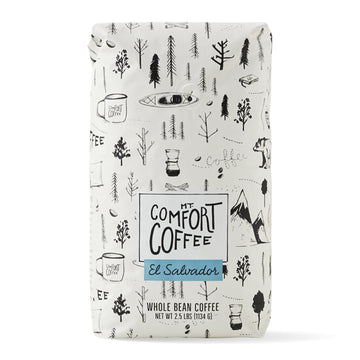Mt. Comfort Coffee El Salvador Medium Roast, 2.5Lb - Flavor Notes Of Honey, Tangerine, & Chocolate - Sourced From Local, El Salv