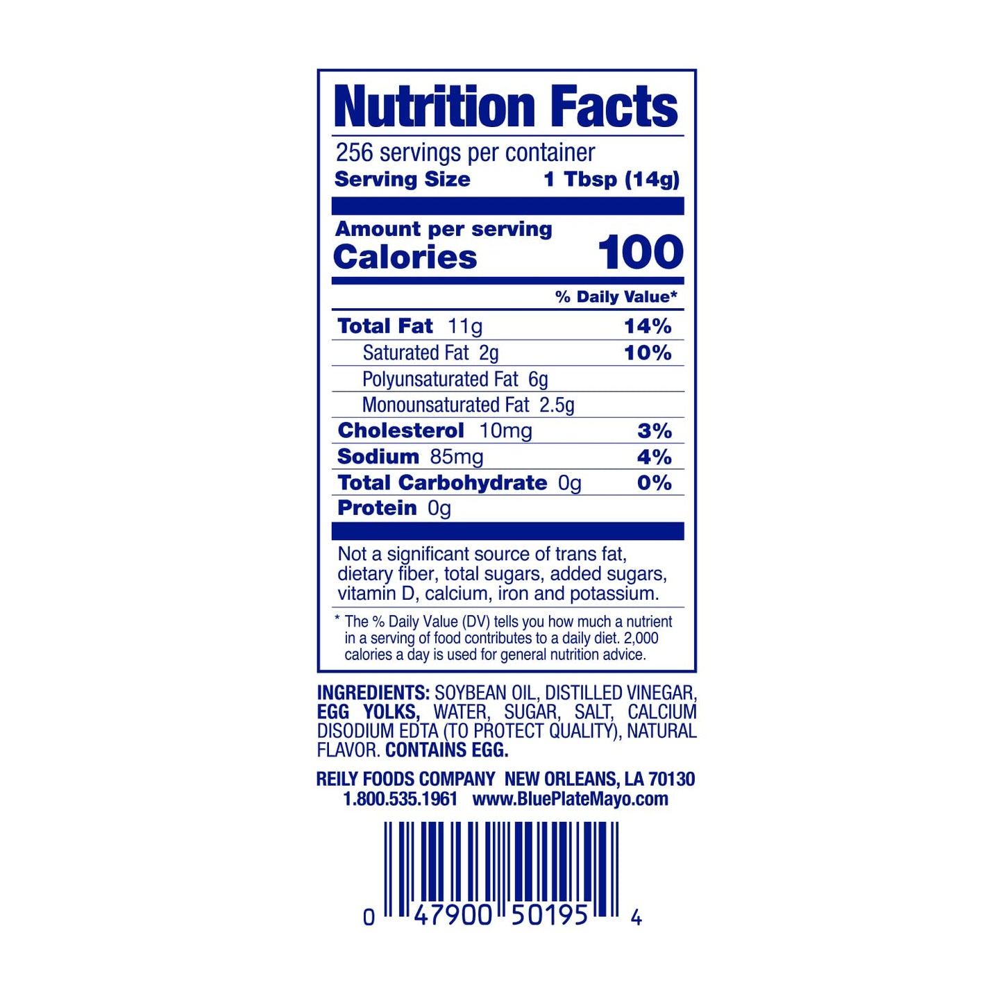 Blue Plate Real Mayonnaise, 128 Fl Oz Jar (Pack of 1)