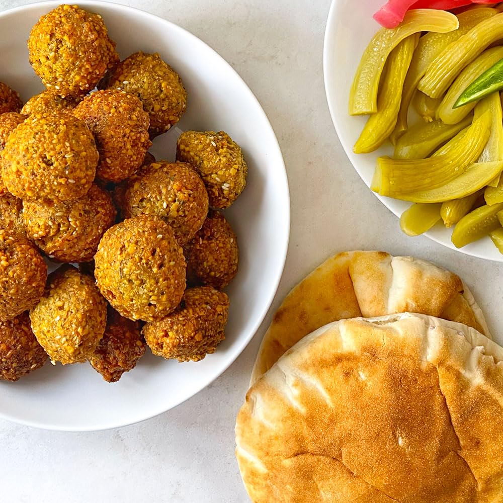 Ziyad Falafel Dry Mix, Gluten-Free, Vegan, Non-GMO, No Additives, No Preservatives, Great for Making Veggie Burgers and Snacks,