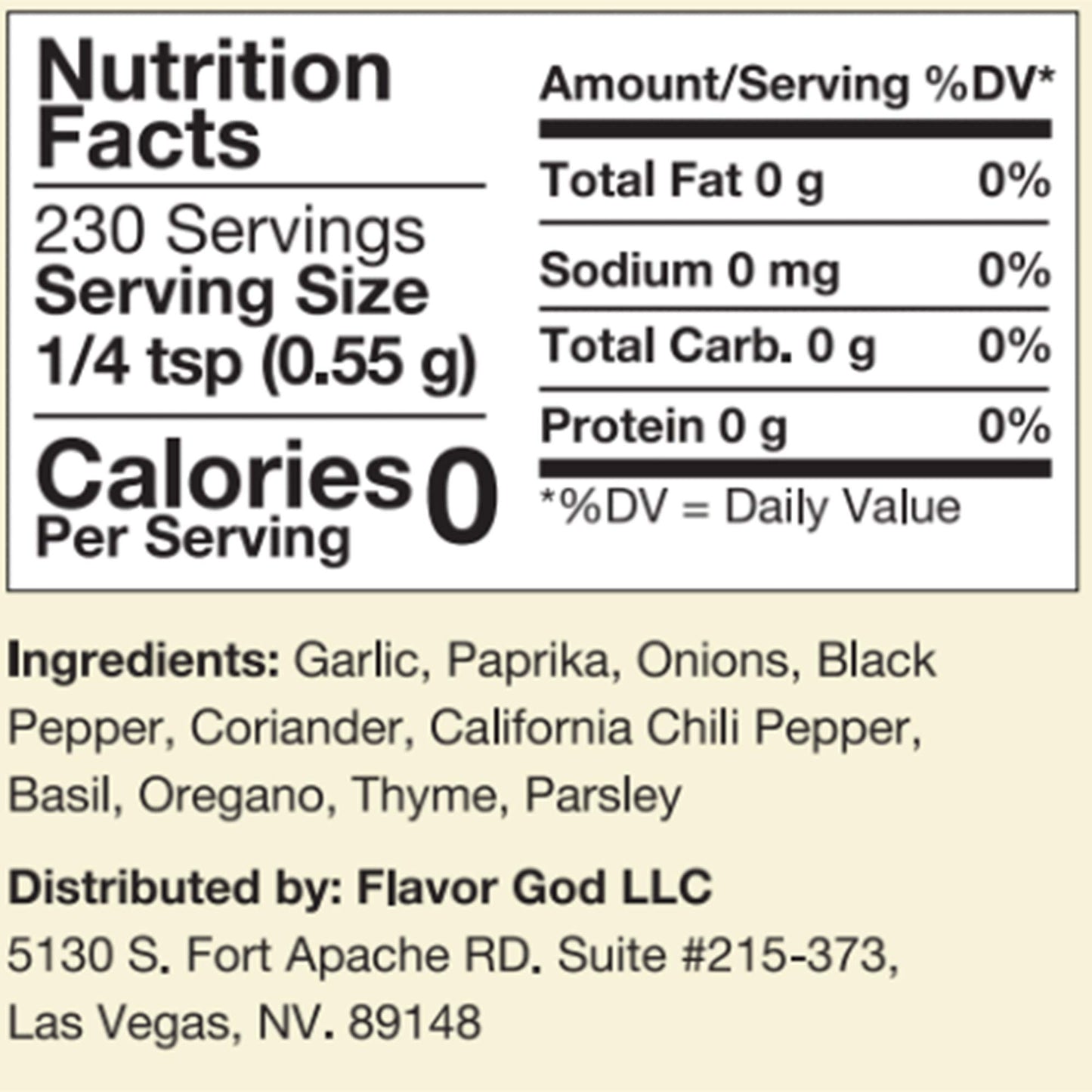 Everything But The Salt Seasoning Mix, 2 Bottles By Flavor God - Enhanced All Natural & Healthy Spice Blend For Chicken, Tacos, Salads & Pastas - Kosher, Low Sodium, Dairy-Free