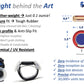 Luke3Dp Watch Adapter For Holding A Carnival Ocean Medallion (White)