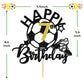 Soccer Happy 7Th Birthday Cake Topper, Soccer Players Toys/Football Soccer Theme Party Cake Decorations, 7 Years Old Birthday Ca
