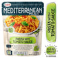 Mediterranean, Ready To Eat Pasta With Tomato Sauce, Plant Based, Vegan, No Preservatives, No Colorants, No Artificial Flavors,