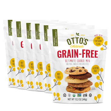 Otto's Naturals Grain-Free Ultimate Cookie Mix, Made with Organic Cassava Flour, Gluten-Free All-Purpose Cookie Mix, Non-GMO Ver