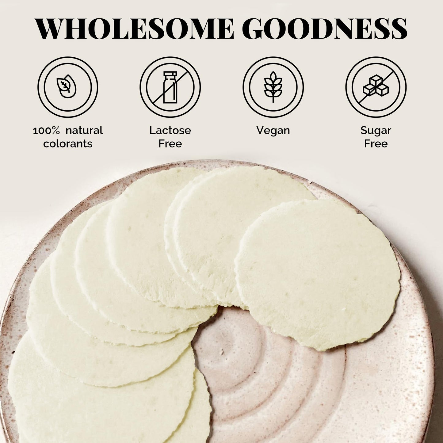 Kalan Coconut Amaranth Flour Wafer Thins, Vegan And Sugar-Free, Pack Of 3