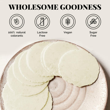 Kalan Coconut Amaranth Flour Wafer Thins, Vegan And Sugar-Free, Pack Of 6