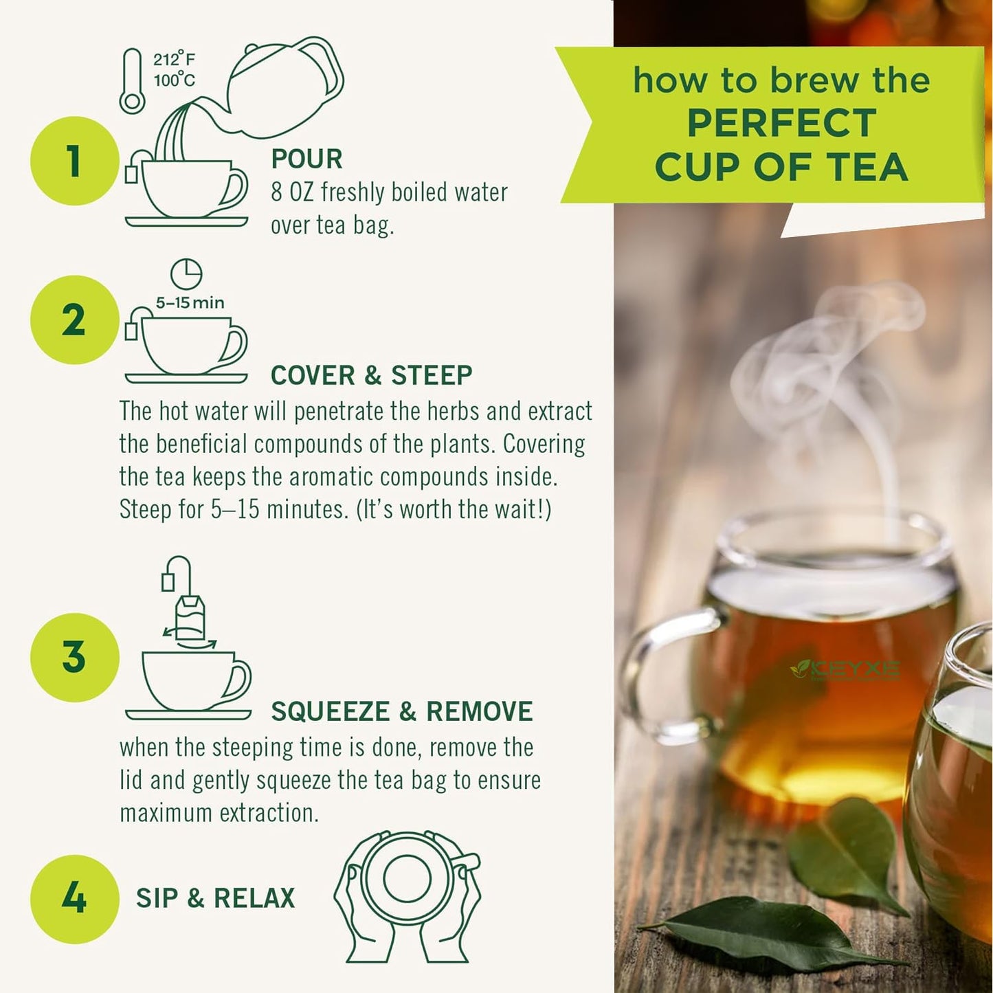 USDA Organic Soursop Leaves Tea Bags  100% ORGANIC and Pure Soursop Graviola Leaves - Hojas De Guanabana Tea - Non-GMO - Caffeine-free - Improve Digestion  Support Healthy Skin & Sleep  Eco-Conscious Corn Fiber Tea Bags. Organic Graviola Tea